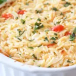 Homemade Creamy Boursin Baked Orzo photo