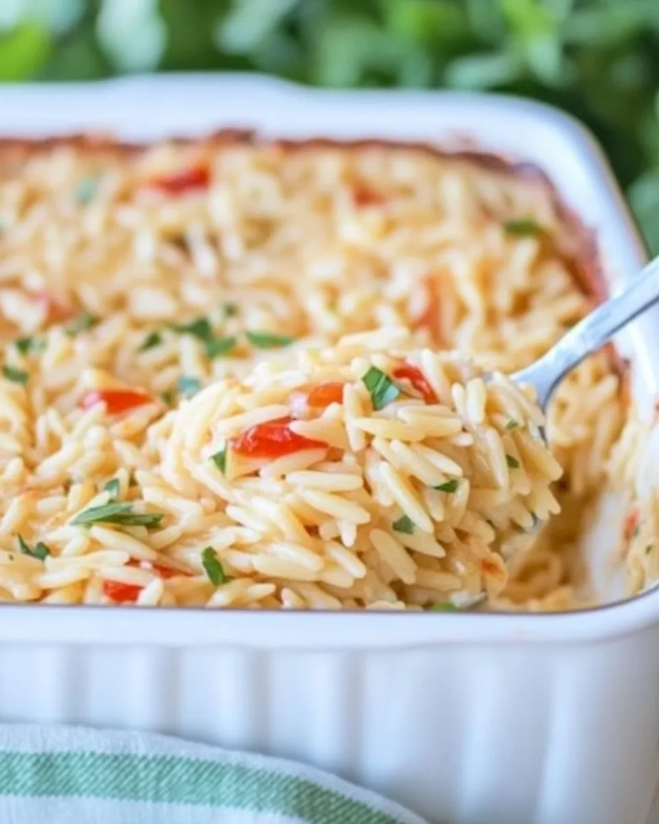 Classic Creamy Boursin Baked Orzo image