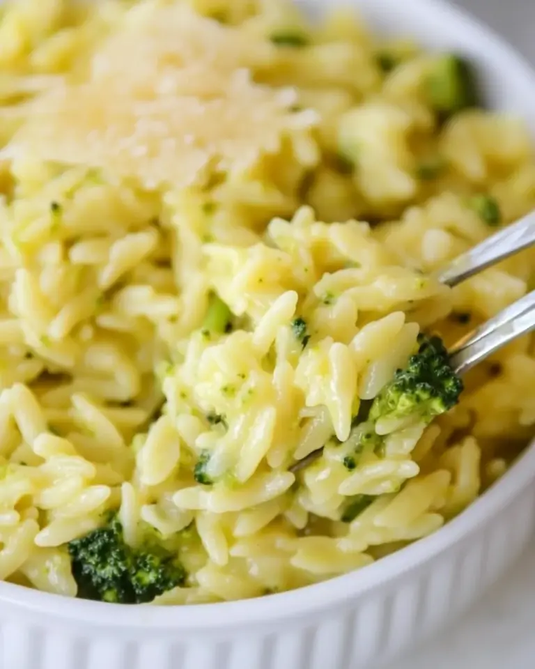 Homemade Creamy Broccoli Orzo photo