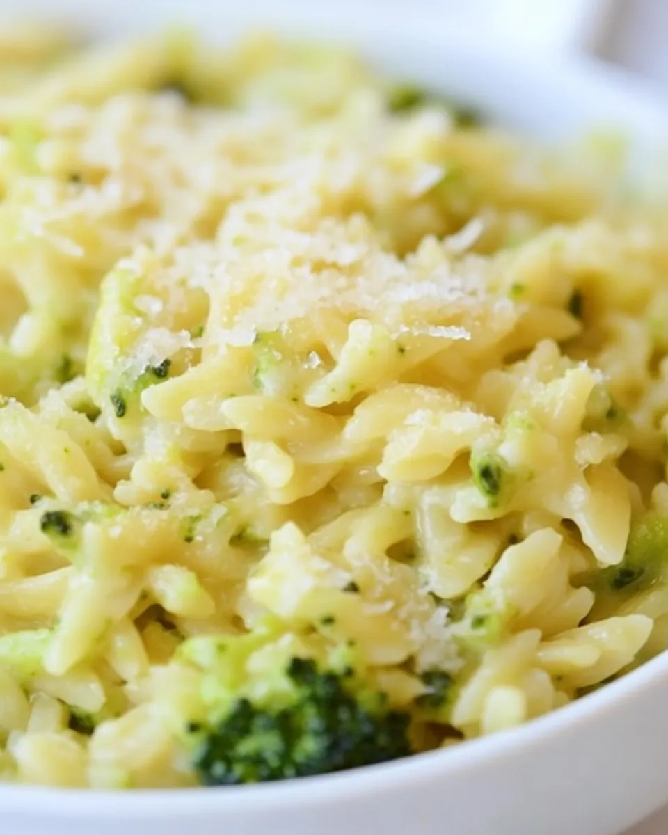 Classic Creamy Broccoli Orzo image