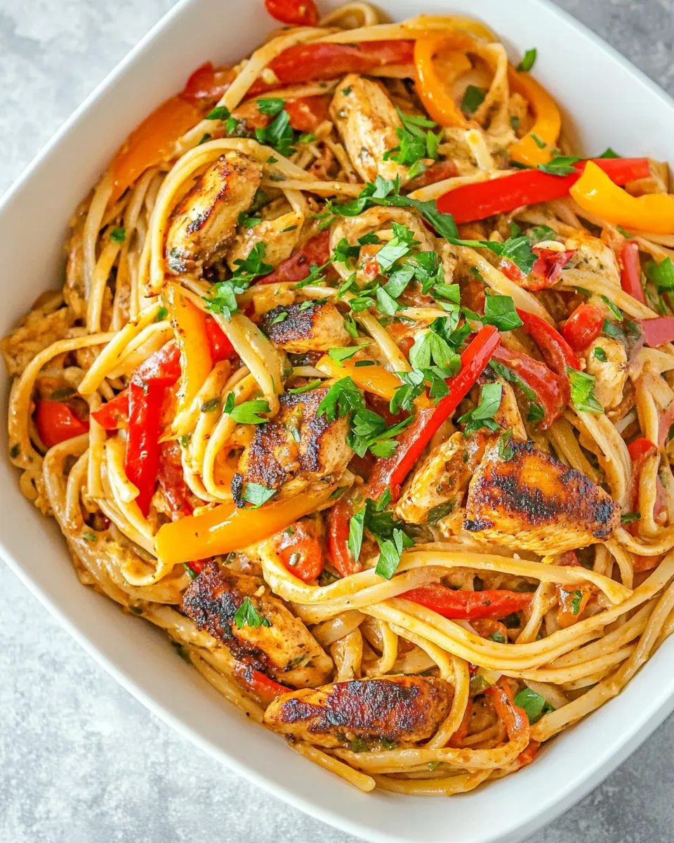 Classic Creamy Cajun Grilled Chicken Pasta dish photo