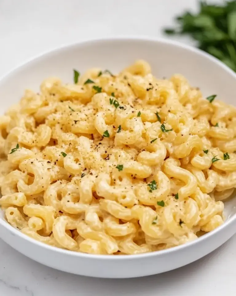 Homemade Creamy Cavatappi Pasta photo