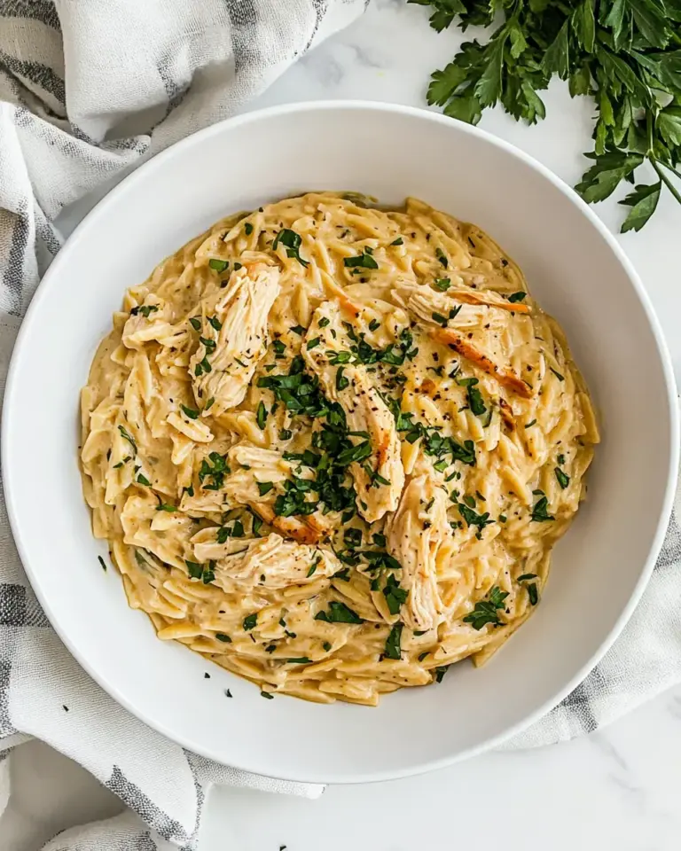 Homemade Creamy Chicken Orzo photo