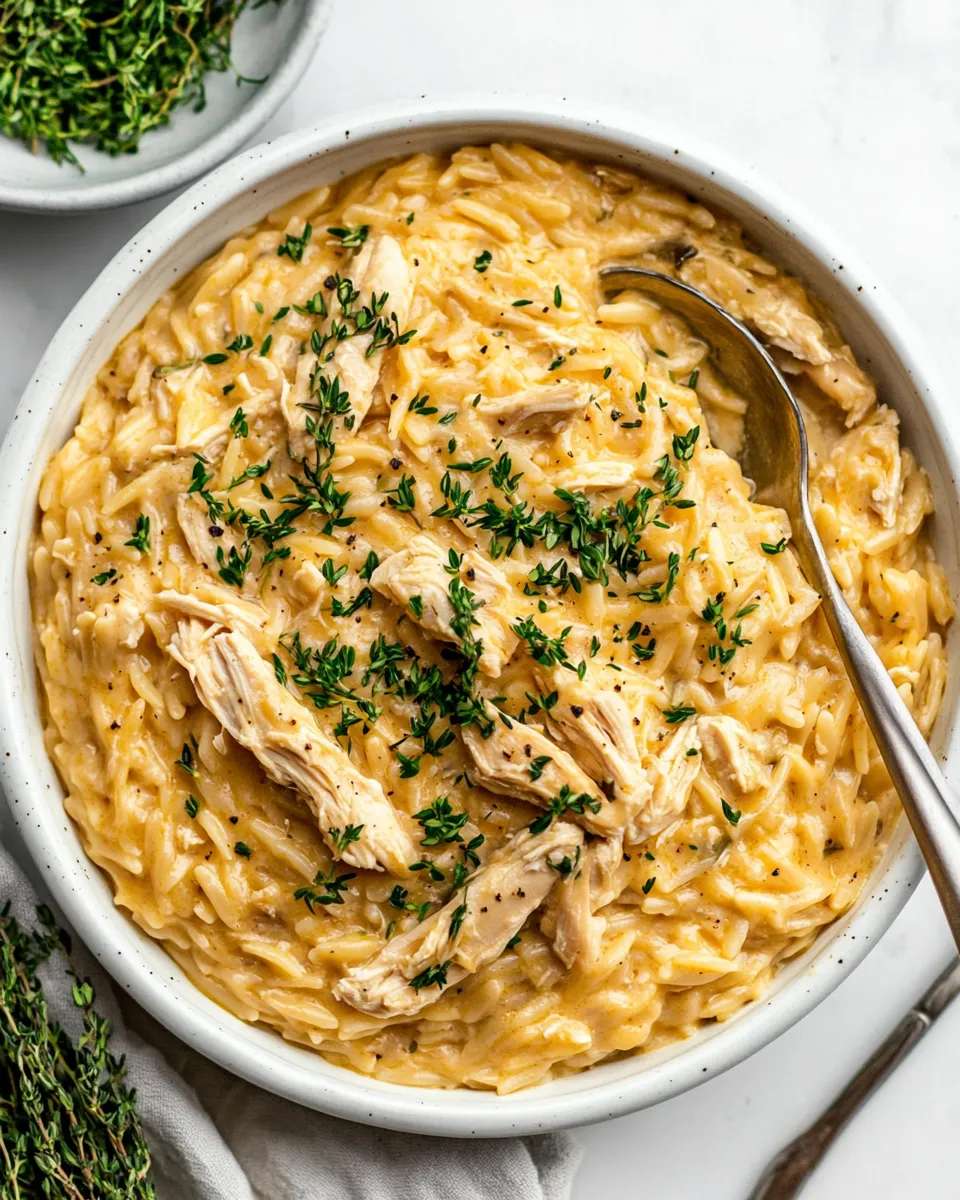 Classic Creamy Chicken Orzo image