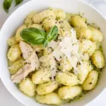 Homemade Creamy Chicken Pesto Gnocchi photo