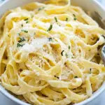 Homemade Creamy Garlic Parmesan Fettuccine photo