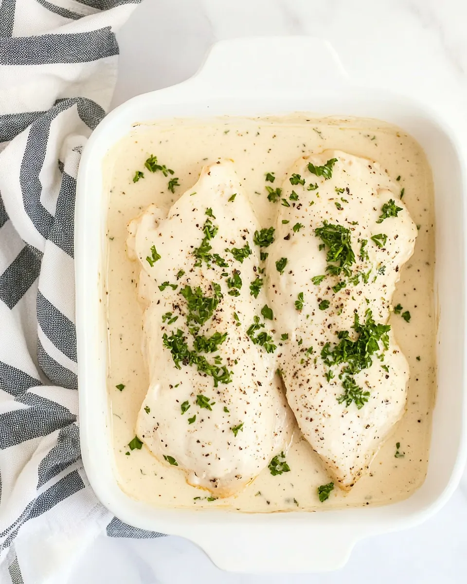 Classic Creamy Herb Chicken image