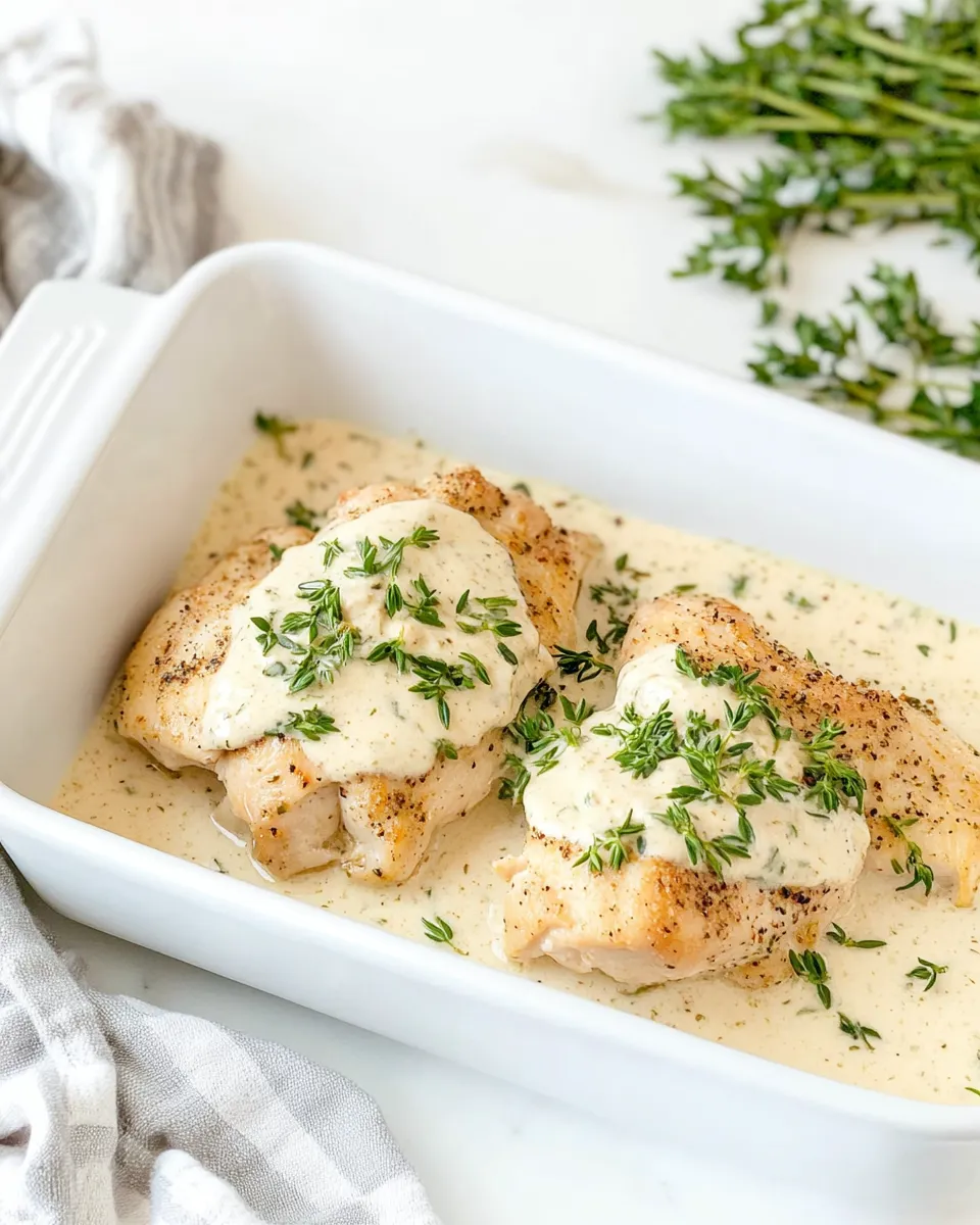 Easy Creamy Herb Chicken recipe photo