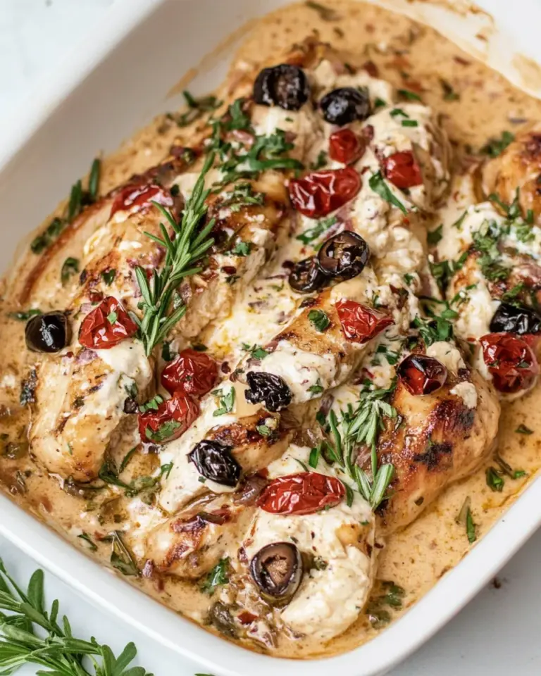 Homemade Creamy Mediterranean Chicken photo