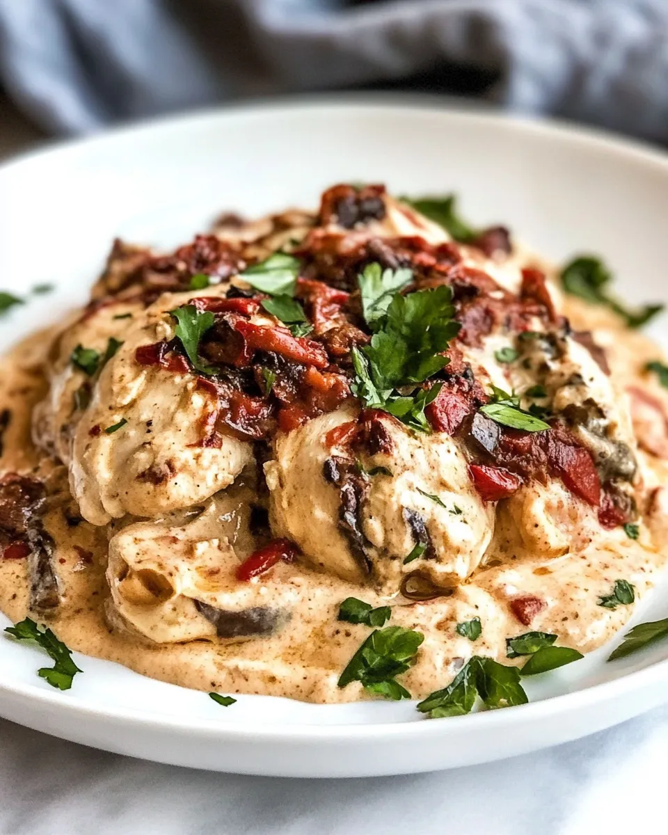 Delicious Creamy Mediterranean Chicken dish photo