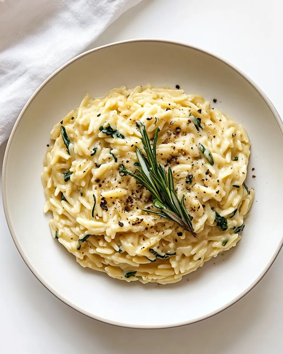 Classic Creamy Orzo image