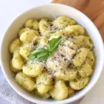 Homemade Creamy Pesto Gnocchi photo