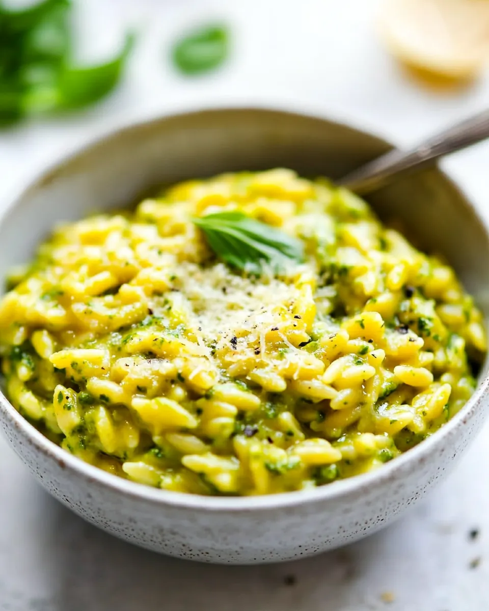 classic Creamy Pesto Orzo (30 Minutes; ONE Pot!) image