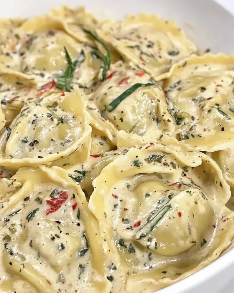 Homemade Creamy Ravioli photo