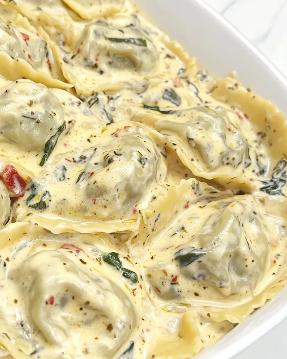 Delicious Creamy Ravioli dish photo