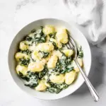 Homemade Creamy Spinach Gnocchi photo