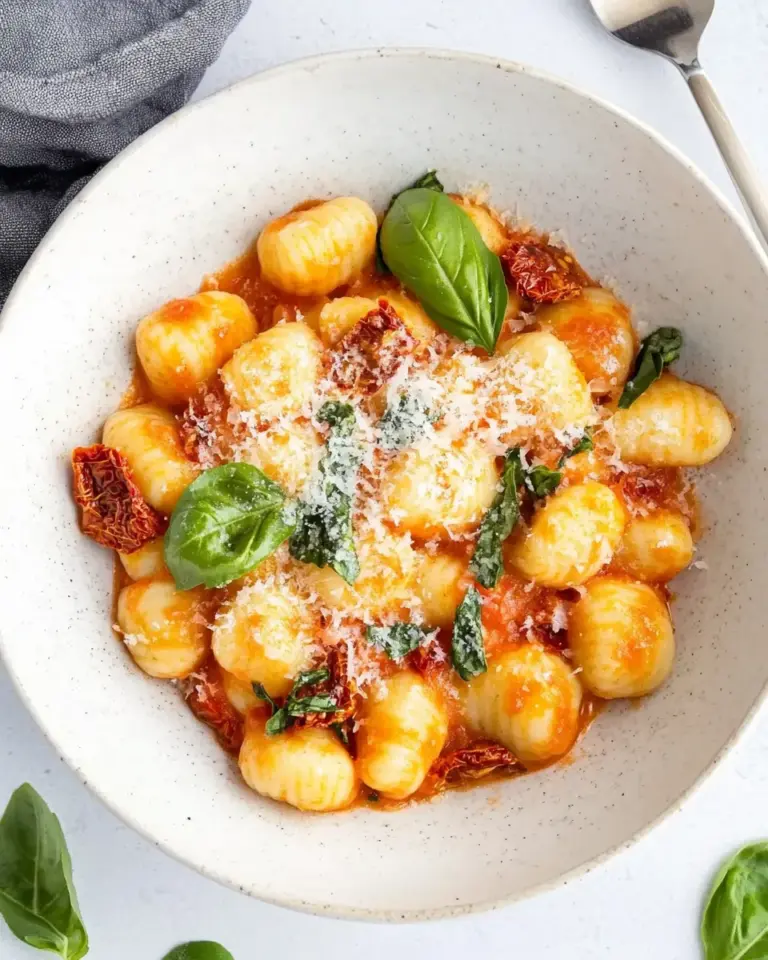 Homemade Creamy Sun-Dried Tomato Gnocchi photo