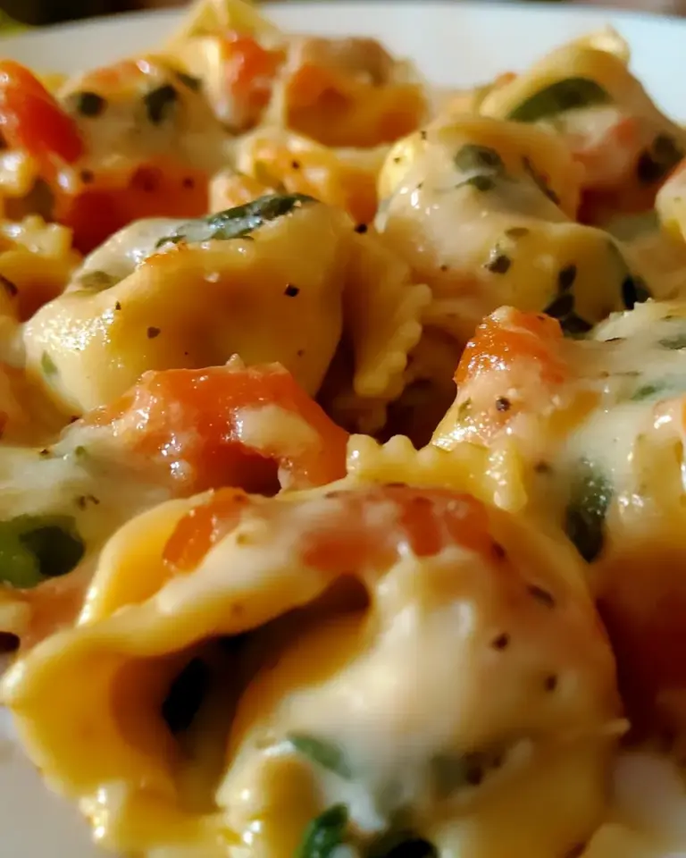 Homemade Creamy Tomato Tortellini photo