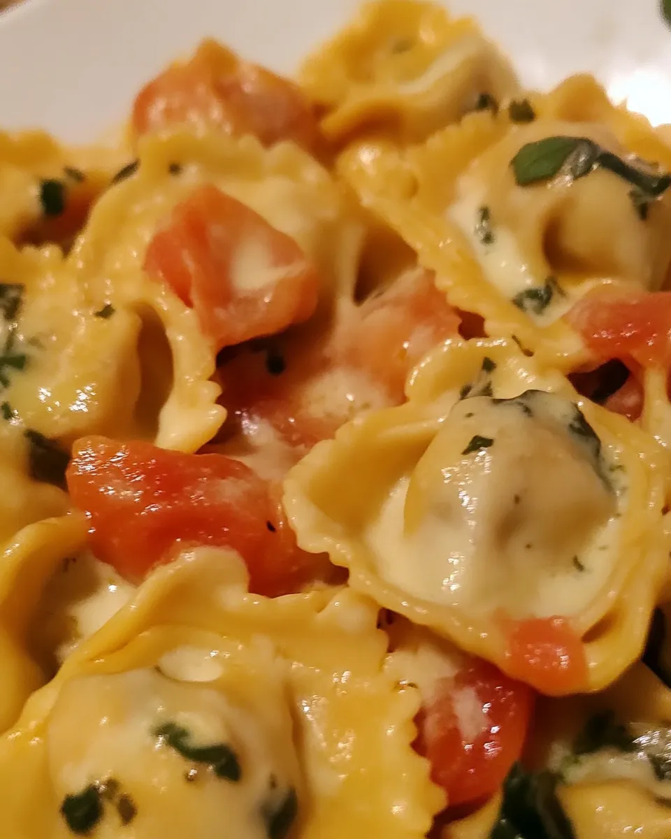 Easy Creamy Tomato Tortellini recipe photo