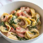 Homemade Creamy Tomato and Spinach Tortellini photo