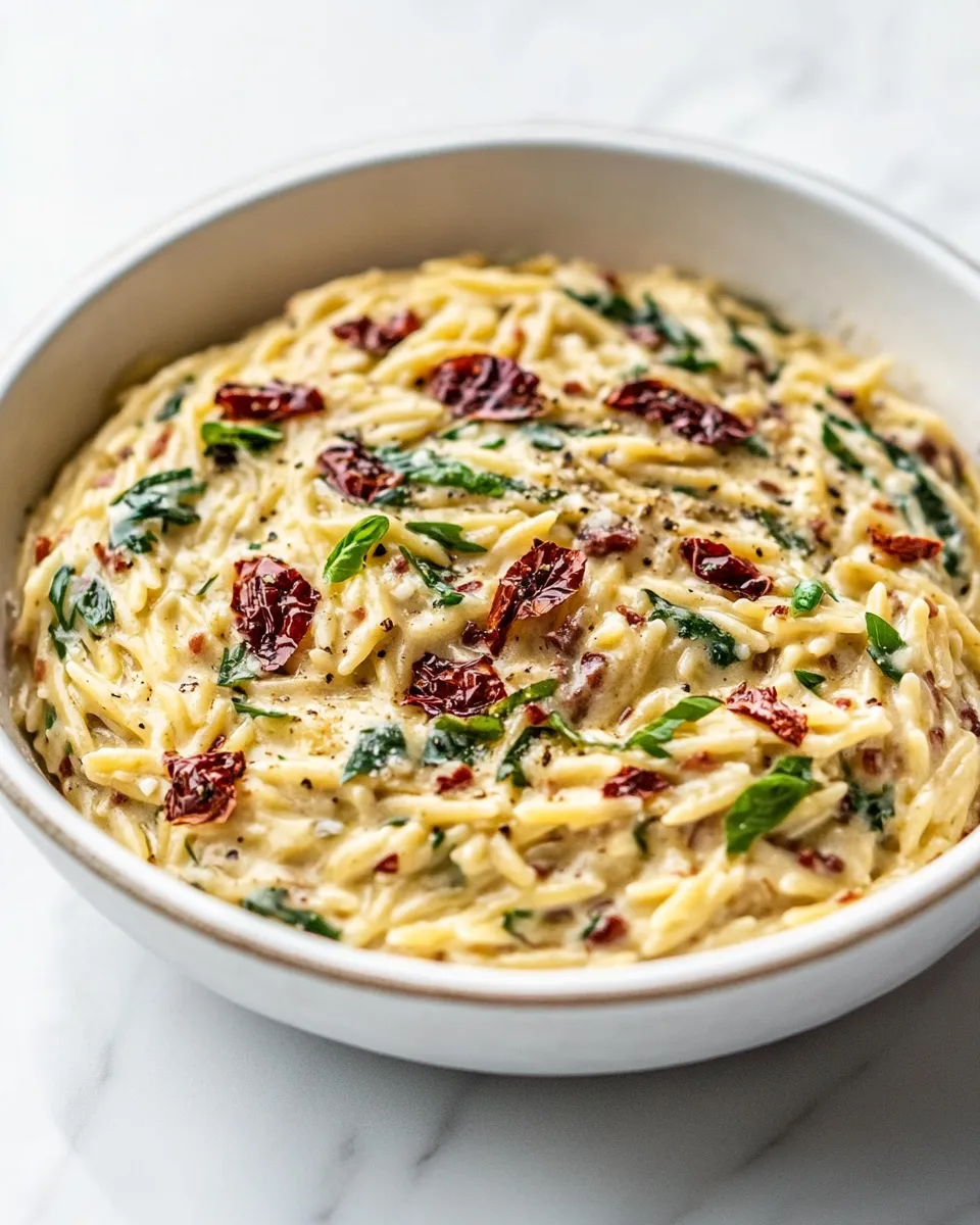 classic Creamy Tuscan Orzo image