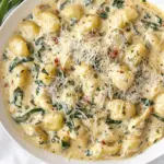 Homemade Creamy Tuscan Parmesan Gnocchi photo