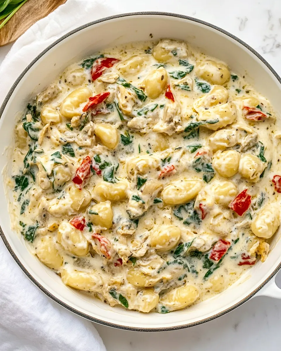 Classic Creamy Tuscan Parmesan Gnocchi image