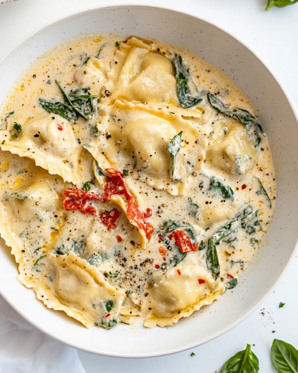 Classic Creamy Tuscan Ravioli image