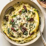 Homemade Creamy Tuscan Spaghetti Squash (Paleo, Vegan) photo
