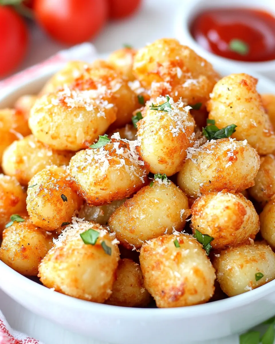 delicious Crispy Air Fryer Gnocchi shot