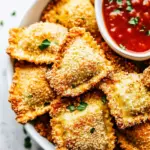 Homemade Crispy Baked Parmesan Ravioli photo