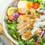 Homemade Crispy Chicken Salad With Poppy Seed Dressing recipe photo