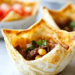 Homemade Crispy Taco Salad Shells photo