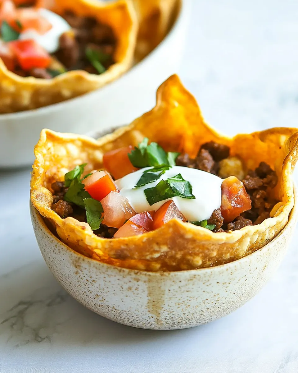 Classic Crispy Taco Salad Shells image