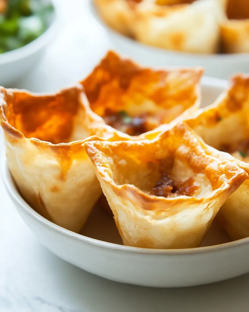 Easy Crispy Taco Salad Shells recipe photo