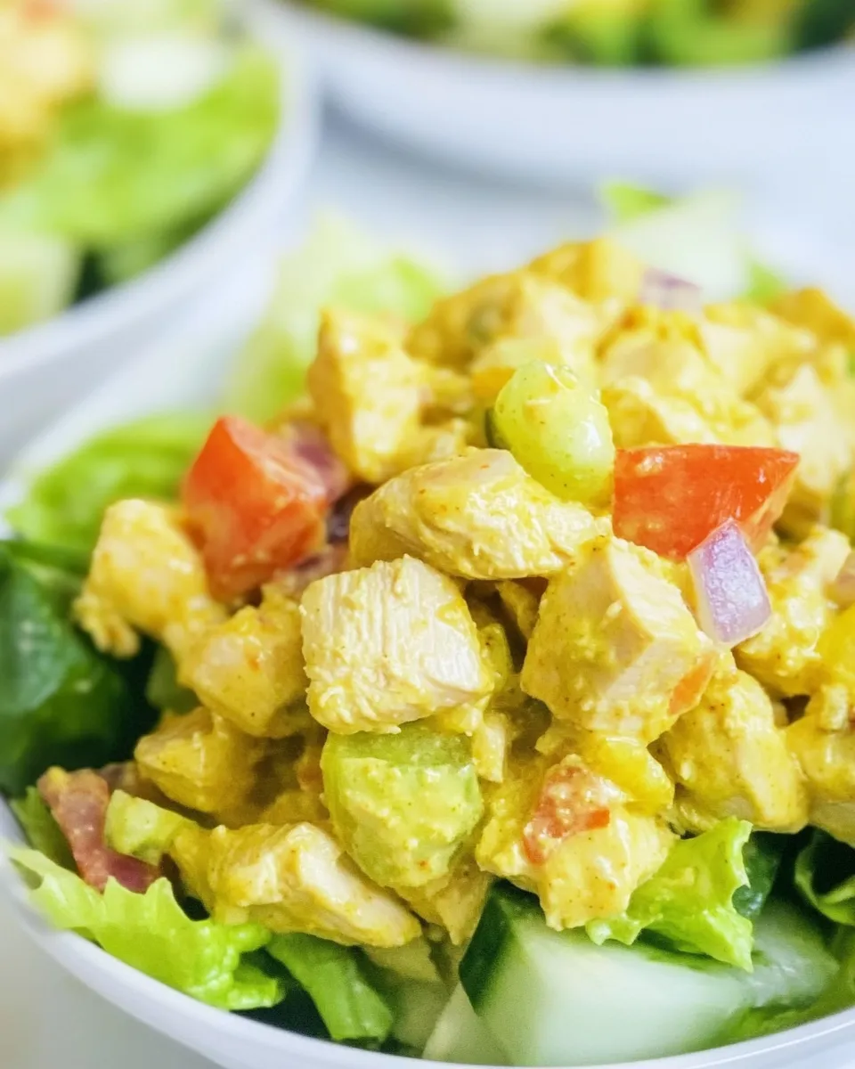 Homemade Curry Chicken Salad photo