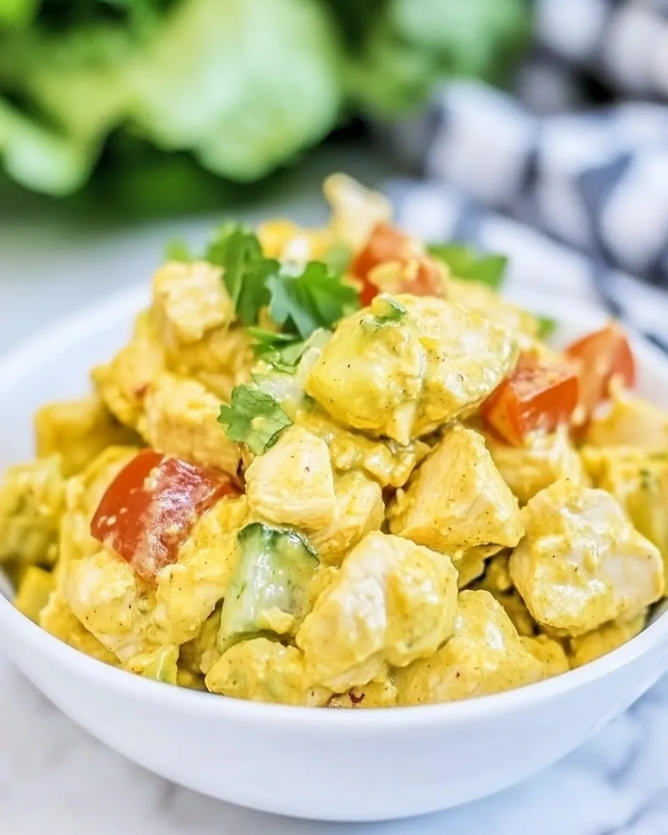 Easy Curry Chicken Salad recipe photo