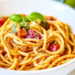 homemade Dominican Spaghetti (Espaguetis) photo