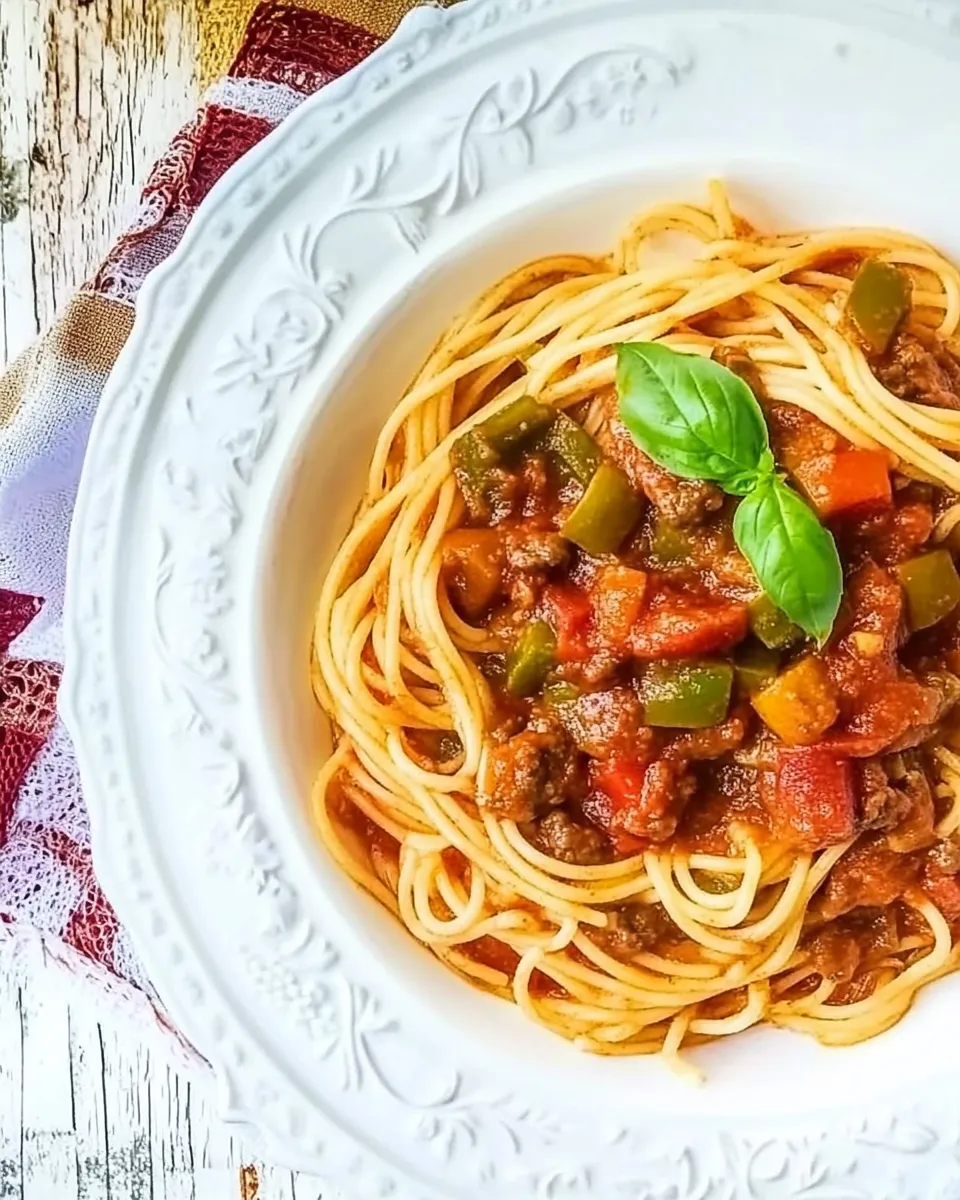 easy Dominican Spaghetti (Espaguetis) recipe photo