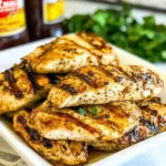 Delicious Dr. Pepper Grilled Chicken food shot