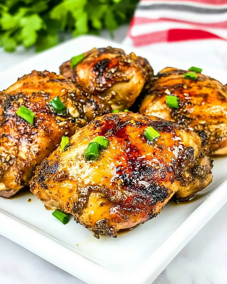 Easy Dr. Pepper Grilled Chicken plate image