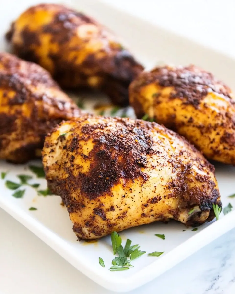 Homemade Dry Rub Baked Chicken photo