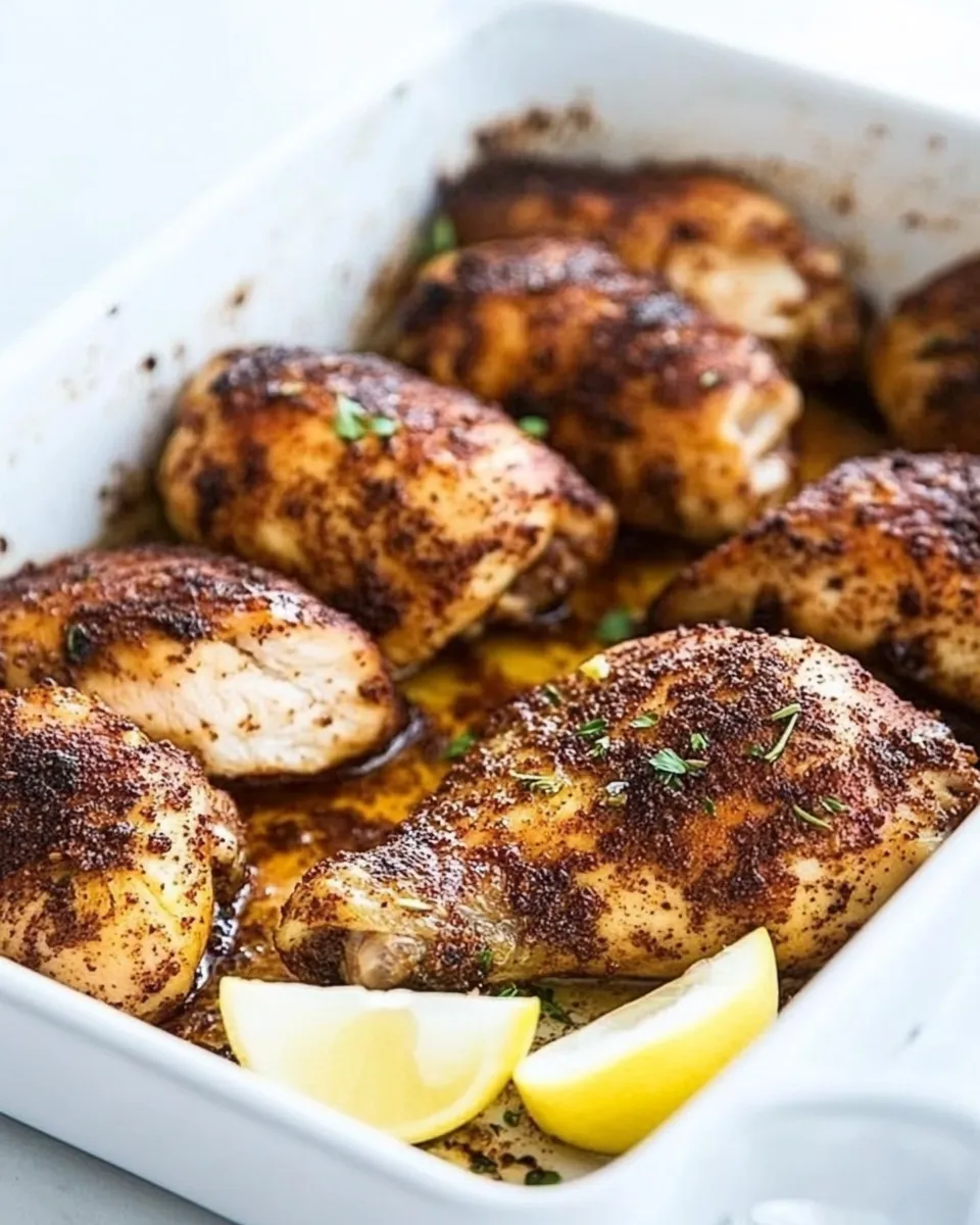 Easy Dry Rub Baked Chicken recipe photo