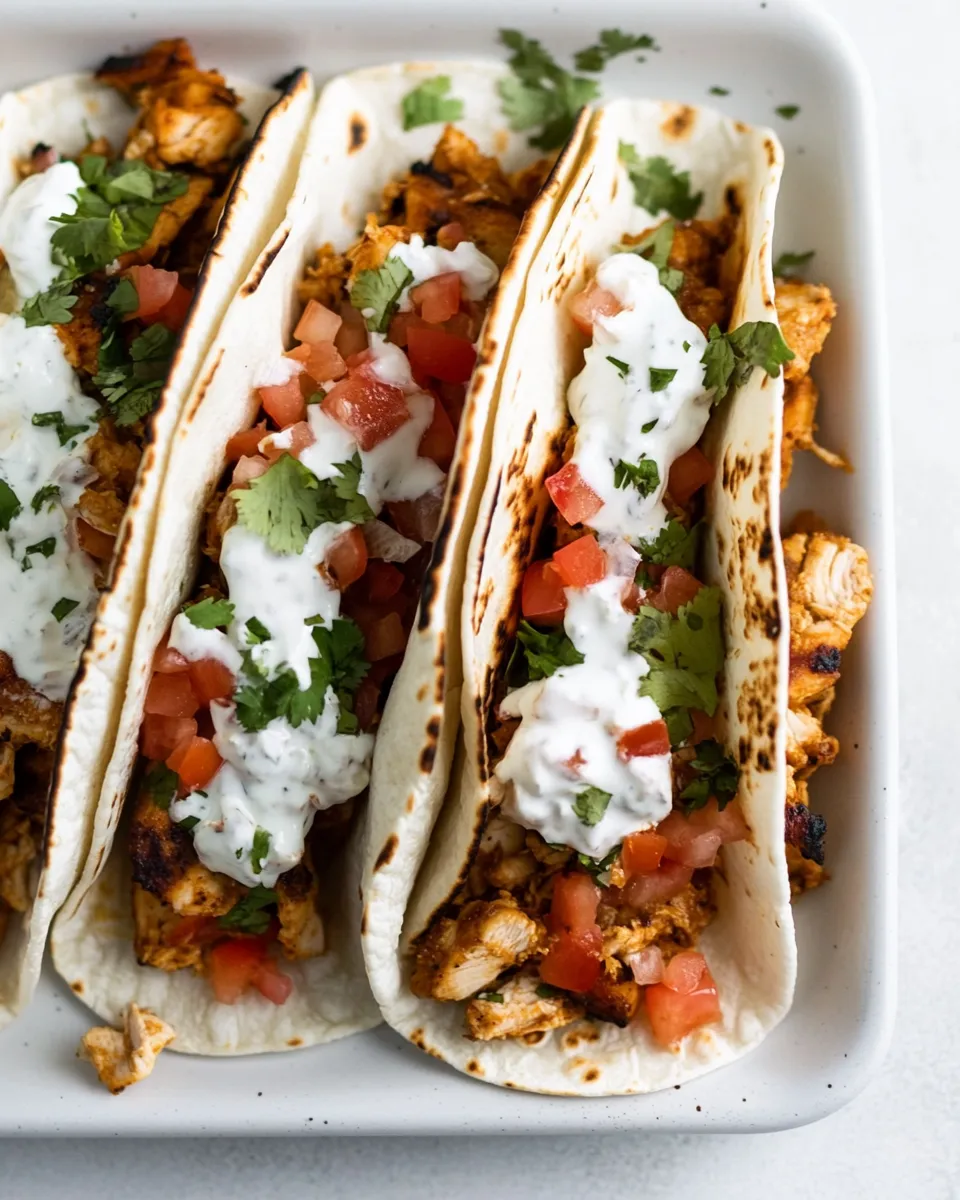 Classic Easy 20 Minute Chicken Tacos image