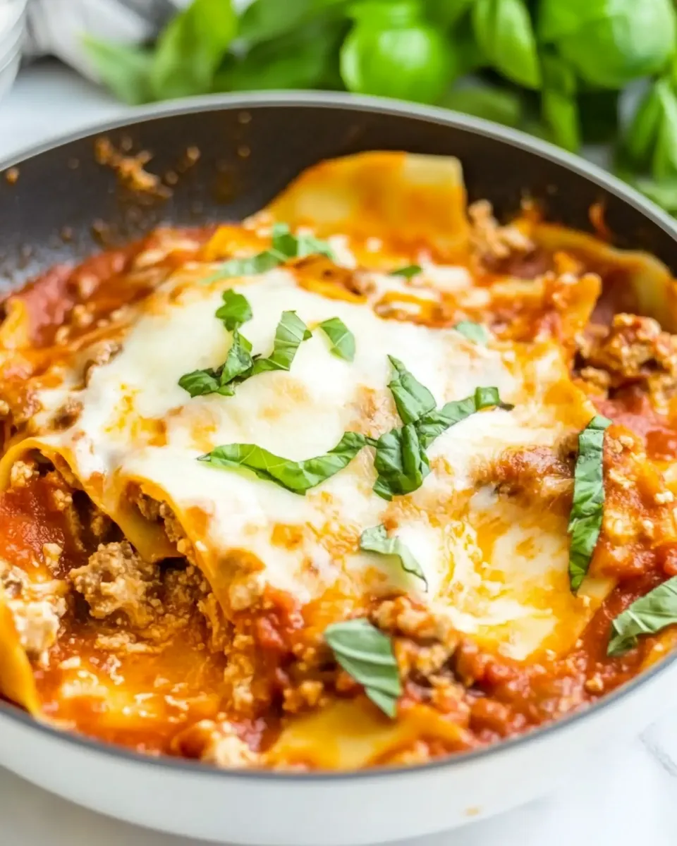 Homemade Easy 30-Minute One-Skillet Lasagna photo