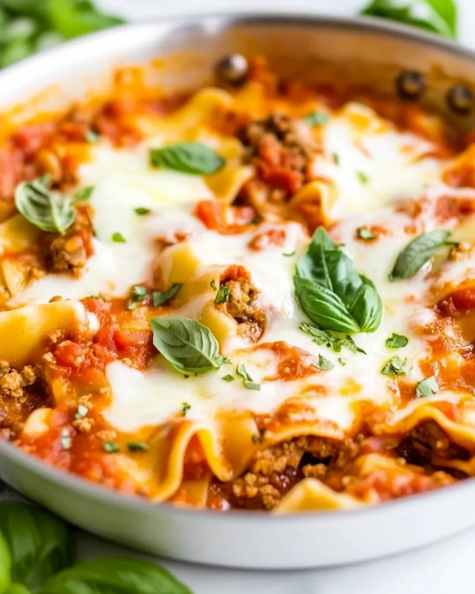 Classic Easy 30-Minute One-Skillet Lasagna image