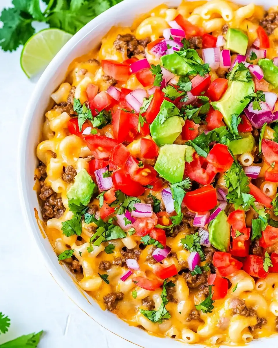Classic Easy 30-Minute Taco Macaroni and Cheese image