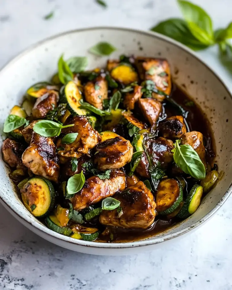 Homemade Easy 3 Cup Chicken with Zucchini. recipe photo