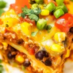 Homemade Easy And Delicious Mexican Lasagna Recipe photo