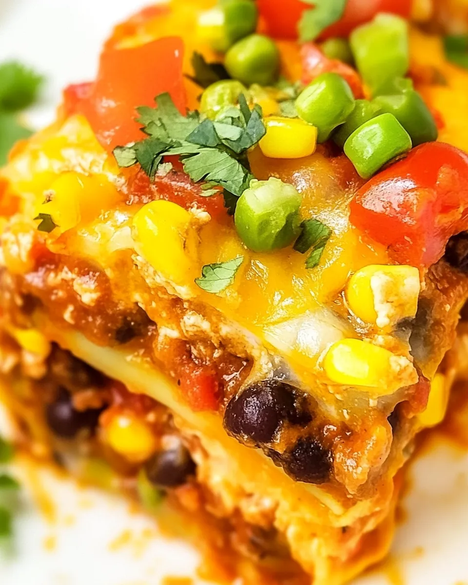 Homemade Easy And Delicious Mexican Lasagna Recipe photo
